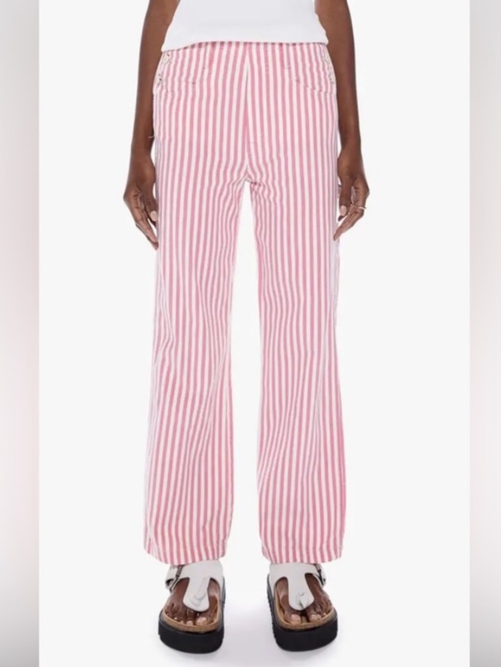 MOTHER Seafarer Hover Candy Striper Pants